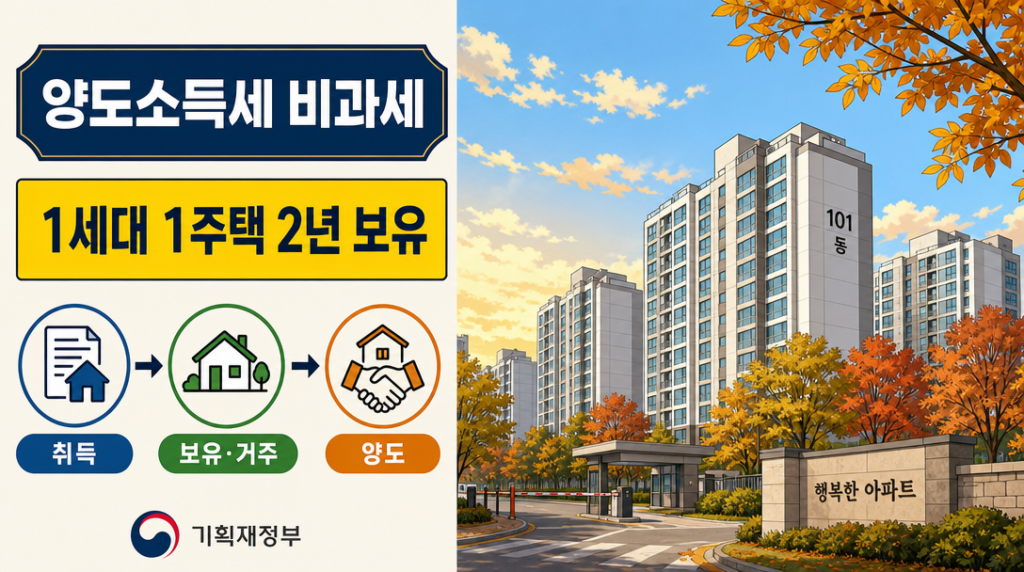 양도소득세 비과세 요건 1세대 1주택 핵심 정리 인포그래픽