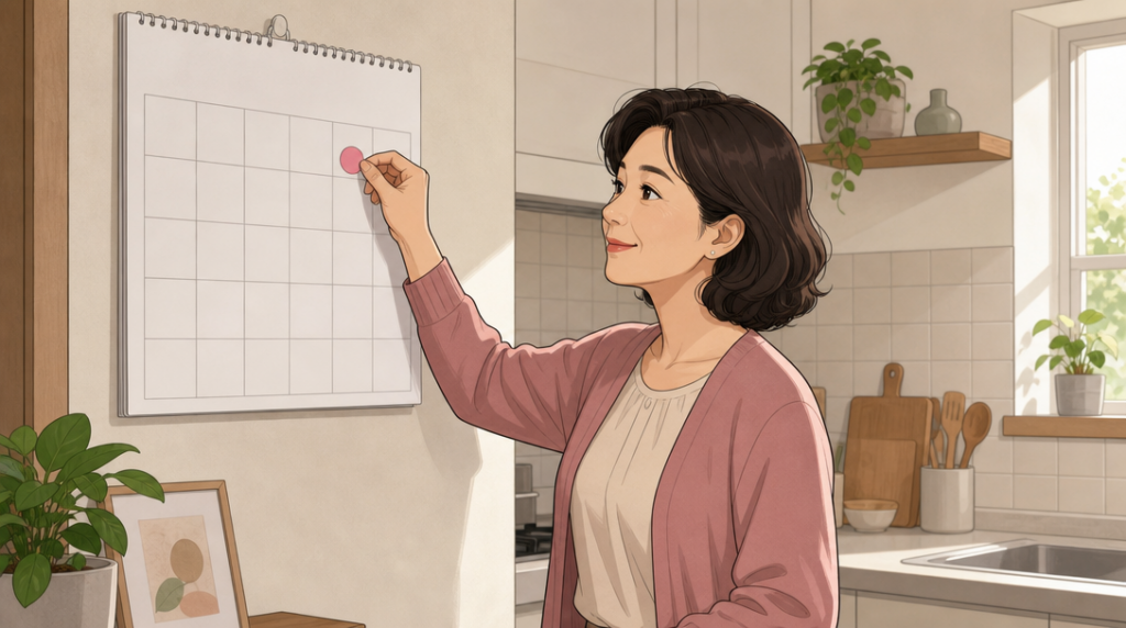 무순위 청약 — 일정 표시 장면 그림