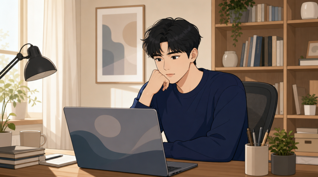 취득세 계산 — 집에서 알아보기 장면 그림
