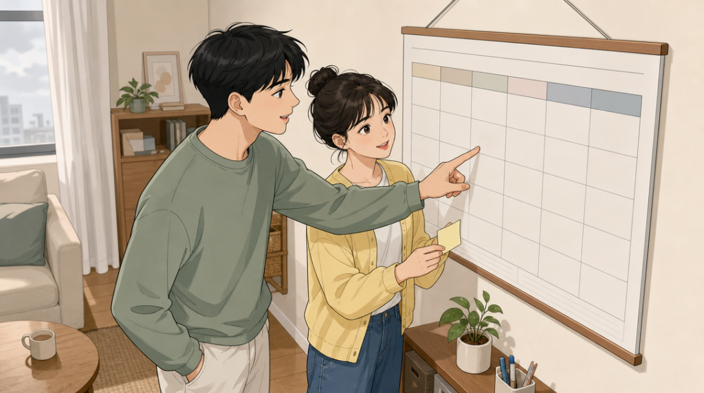 청약 당첨 포기 시 불이익과 주의사항 — 일정 표시 장면 그림