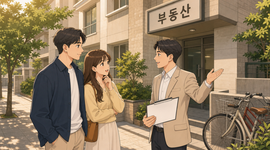 청약 당첨 포기 시 불이익과 주의사항 — 집 보러 가기 장면 그림