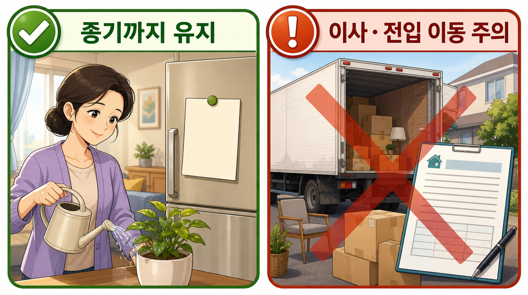 배당요구 종기까지 대항요건을 유지해야 우선변제권을 지킬 수 있습니다